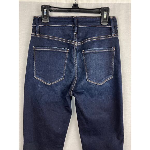 Frame Jeans Le Sylvie Slender Straight Cabana Denim Contemporary Normcore Modern - Picture 4 of 8